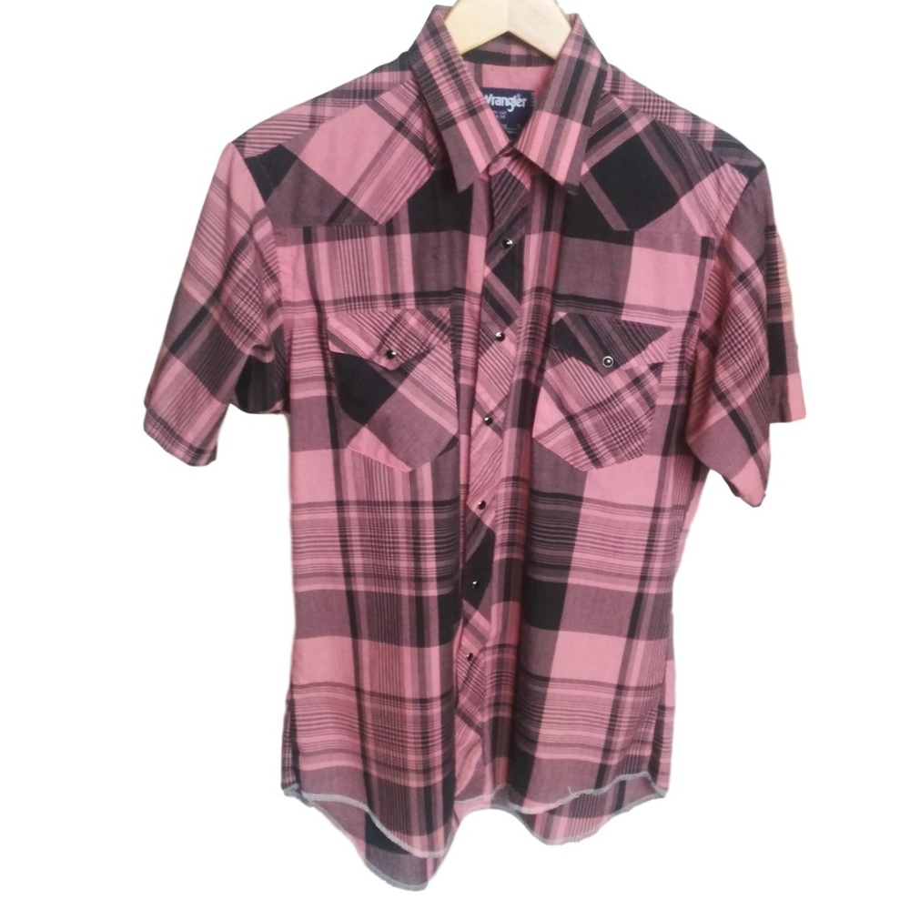 Cowboy Cut - Regular Fit Wrangler Snap Up - Plaid - Picture 3 of 6